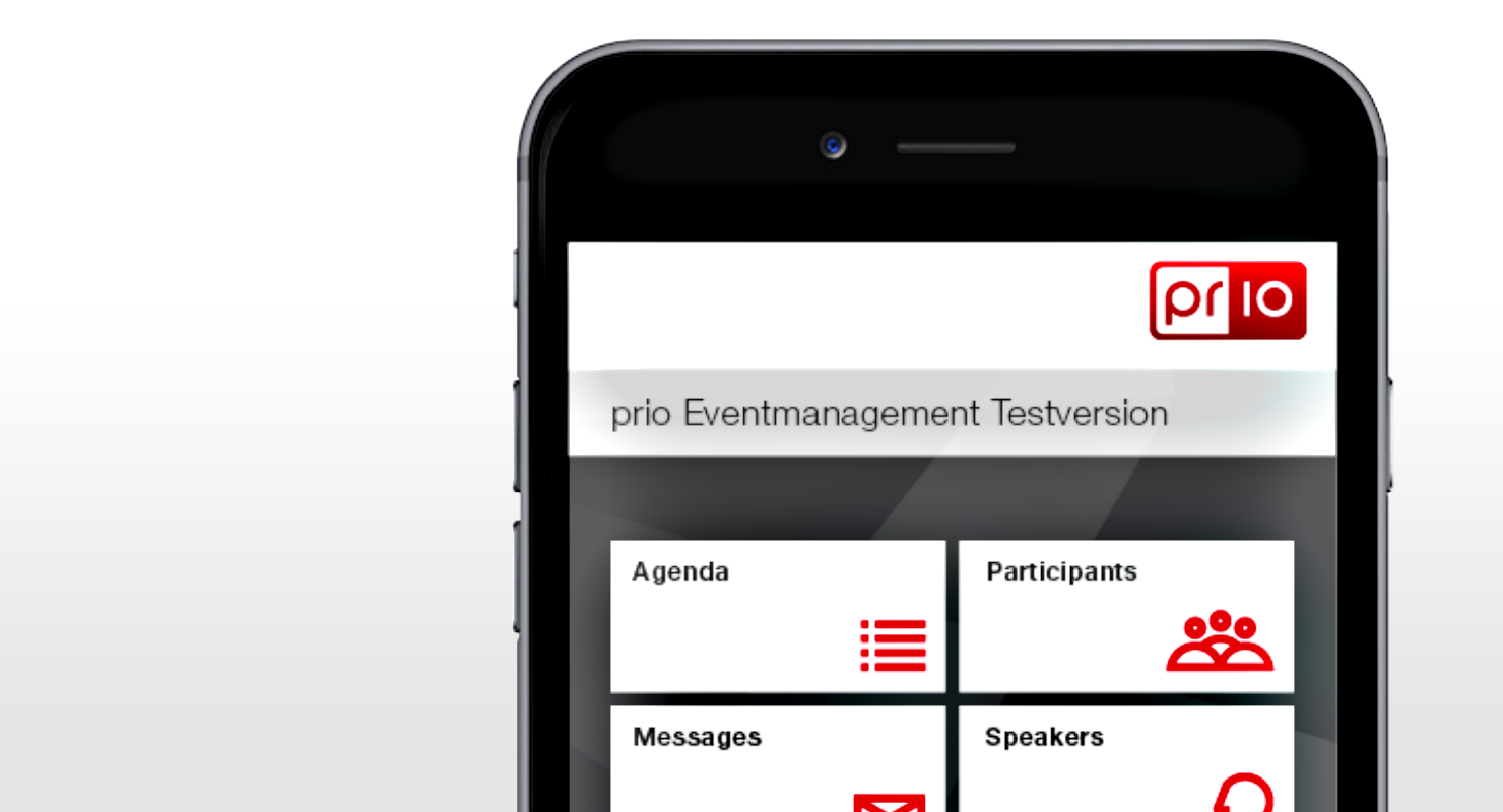 prio Event Companion an app for your event and conference guest, made by prio Event Management