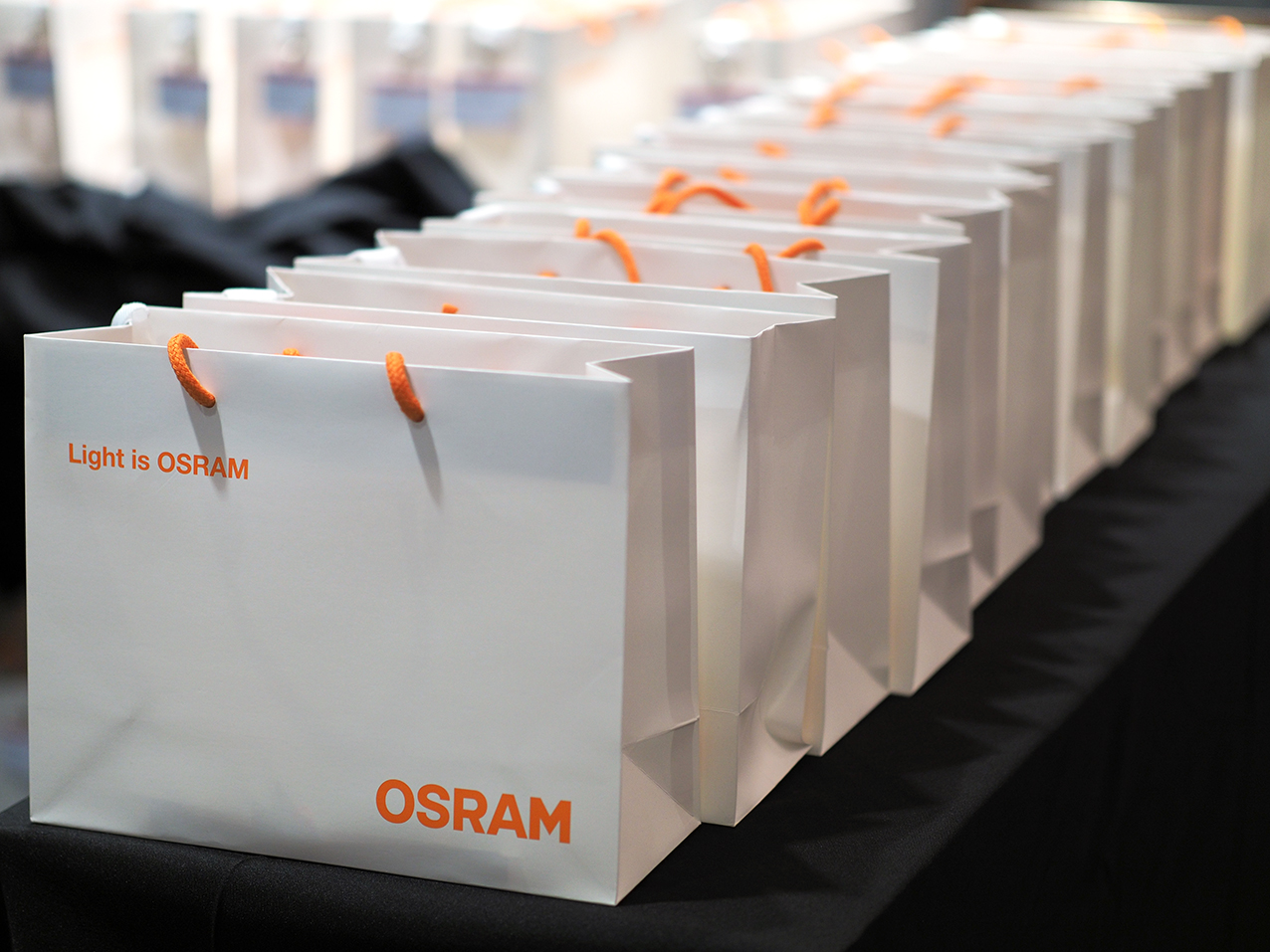 Goodie bag OSRAM Management Conference organised by Prio Event Management